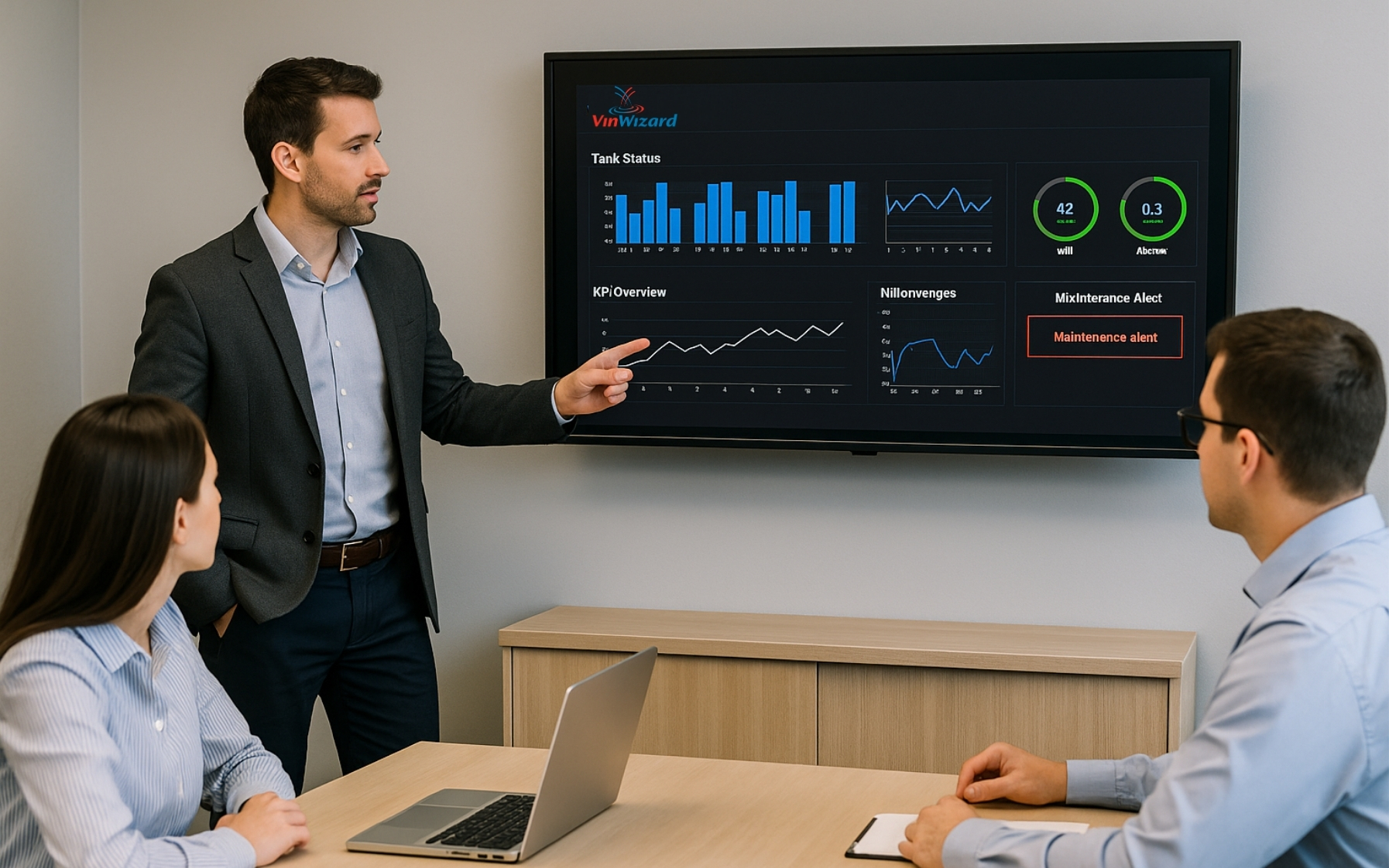 Paneles, KPIs y reportes automáticos de activos mecánicos
