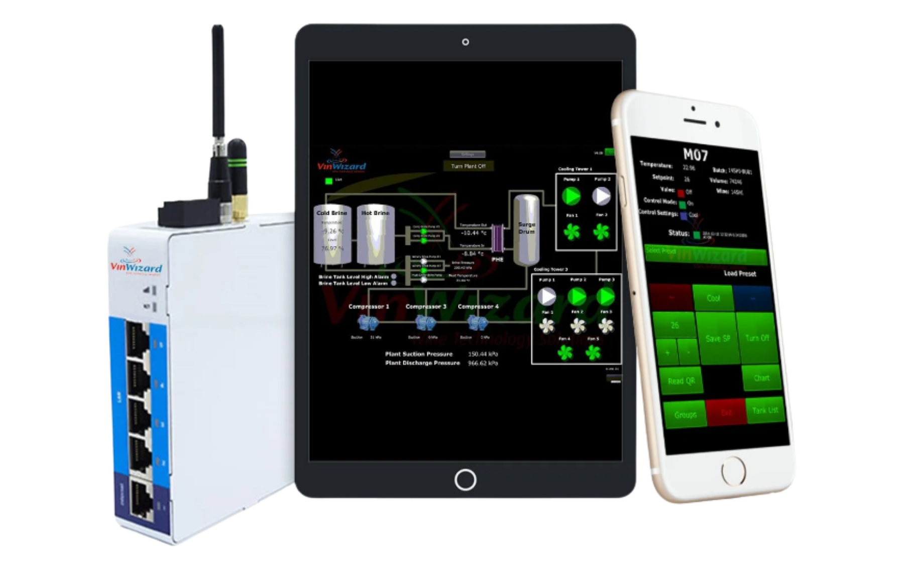 Hardware y app VinWizard